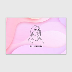 Бумага для упаковки Билли Айлиш из линии - минимализм, цвет: 3D-принт