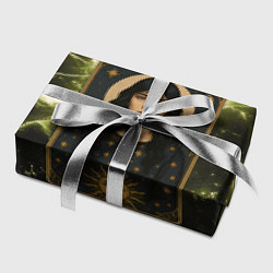 Бумага для упаковки Карта с Билли Айлиш, цвет: 3D-принт — фото 2