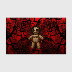 Бумага для упаковки Кукла Вуду Bones, цвет: 3D-принт