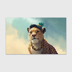 Бумага для упаковки Леопард в кеппи, цвет: 3D-принт