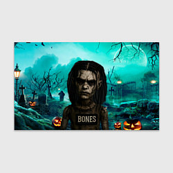 Бумага для упаковки Bones в стиле хоррор куклы, цвет: 3D-принт