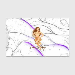 Бумага для упаковки Lana Del Rey радостно прыгает, цвет: 3D-принт
