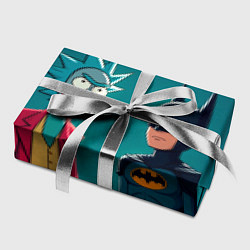 Бумага для упаковки Рик в образе Джокера и Бэтмен, цвет: 3D-принт — фото 2