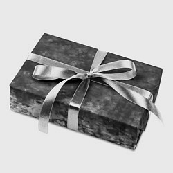 Бумага для упаковки Абстракция - grey and white wall with cracks, цвет: 3D-принт — фото 2