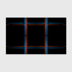 Бумага для упаковки Neon black red blue, цвет: 3D-принт