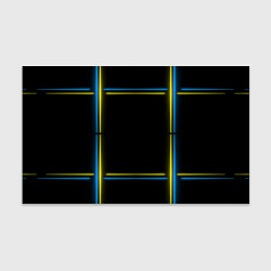 Бумага для упаковки Neon yellow blue, цвет: 3D-принт