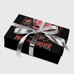 Бумага для упаковки Череп со змеей и розами тату, цвет: 3D-принт — фото 2