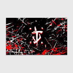 Бумага для упаковки Doom краски штрихи, цвет: 3D-принт