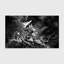 Бумага для упаковки Робаут Жиллиман - Ультрамарины Warhammer, цвет: 3D-принт