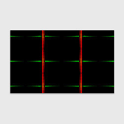 Бумага для упаковки Color black green orange stripes, цвет: 3D-принт