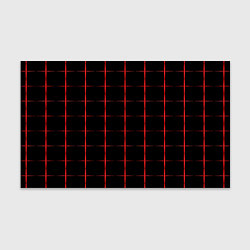 Бумага для упаковки Color black red crosses, цвет: 3D-принт