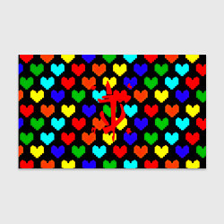 Бумага для упаковки Doom love pixel pattern, цвет: 3D-принт