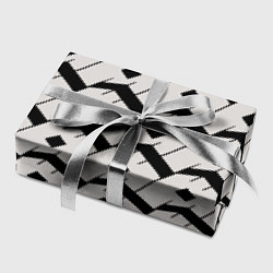 Бумага для упаковки Три буквы: чёрные, цвет: 3D-принт — фото 2