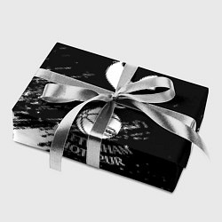 Бумага для упаковки Тоттенхэм белые брызги красок, цвет: 3D-принт — фото 2