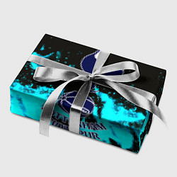 Бумага для упаковки ФК Тоттенхэм голубой огонь, цвет: 3D-принт — фото 2