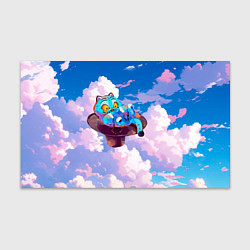 Бумага для упаковки Tiger Derpy in the clouds, цвет: 3D-принт