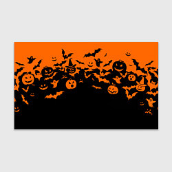 Бумага для упаковки Хэллоуин тыквы и призраки, цвет: 3D-принт