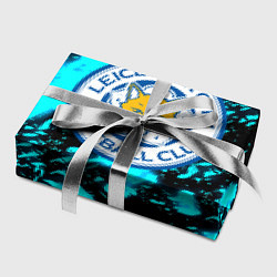 Бумага для упаковки Лестер сити голубые краски, цвет: 3D-принт — фото 2