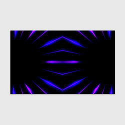 Бумага для упаковки Color black neon stripes, цвет: 3D-принт