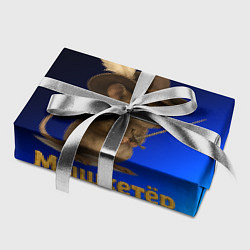 Бумага для упаковки Мышкетер мышь, цвет: 3D-принт — фото 2