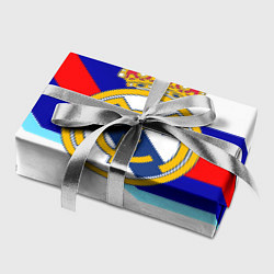 Бумага для упаковки Real Madrid текстура полосы, цвет: 3D-принт — фото 2