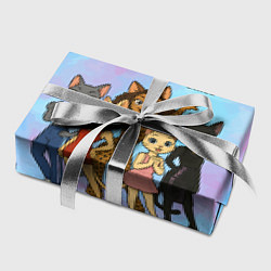 Бумага для упаковки Spice girls кошки из 90х, цвет: 3D-принт — фото 2