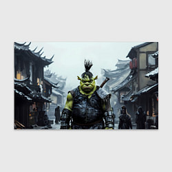 Бумага для упаковки Шрек панк в доспехах, цвет: 3D-принт