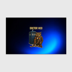 Бумага для упаковки Doctor Hoo сова у телефонной будки, цвет: 3D-принт