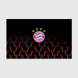 Бумага для упаковки Бавария Мюнхен розы паттерн, цвет: 3D-принт