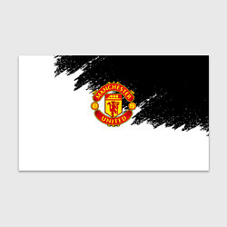 Бумага для упаковки Манчестер Юнайтед краски белые, цвет: 3D-принт