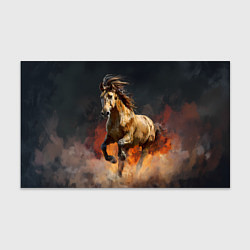 Бумага для упаковки Лошадь нарисованная красками, цвет: 3D-принт