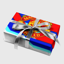 Бумага для упаковки Манчестер Юнайтед полосы геометрия, цвет: 3D-принт — фото 2