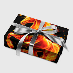 Бумага для упаковки Пылающая лошадь, цвет: 3D-принт — фото 2