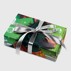 Бумага для упаковки Лошадь моется в ванной, цвет: 3D-принт — фото 2