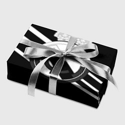 Бумага для упаковки Реал Мадрид полосы текстура линии, цвет: 3D-принт — фото 2