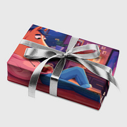 Бумага для упаковки Конь в Новогодние праздники у телевизора, цвет: 3D-принт — фото 2