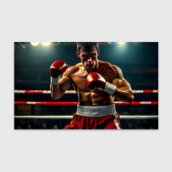 Бумага для упаковки Боксёр в ринге, цвет: 3D-принт