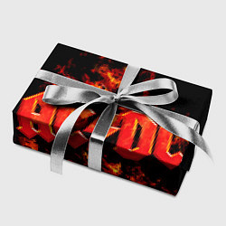 Бумага для упаковки AC/DC Flame, цвет: 3D-принт — фото 2