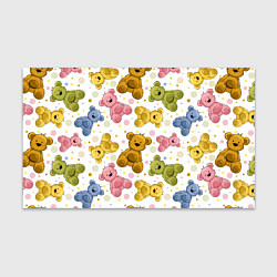 Бумага для упаковки Любимые медвежата, цвет: 3D-принт