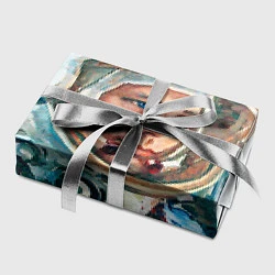 Бумага для упаковки Гагарин в полете, цвет: 3D-принт — фото 2