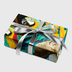 Бумага для упаковки Попугаи на ветке, цвет: 3D-принт — фото 2