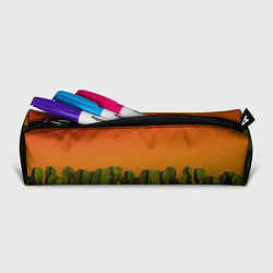 Пенал для ручек Кактусы на закате, цвет: 3D-принт — фото 2