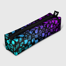 Пенал для ручек 7 СМЕРТНЫХ ГРЕХОВ НЕОН ЭМБЛЕМЫ, цвет: 3D-принт