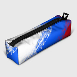 Пенал для ручек Флаг РФ триколор, цвет: 3D-принт
