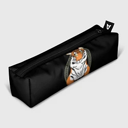 Пенал для ручек Тигр в рамке, цвет: 3D-принт