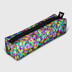 Пенал для ручек Rainbow flowers, цвет: 3D-принт