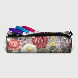 Пенал для ручек Цветы Красочный Садовый Букет, цвет: 3D-принт — фото 2
