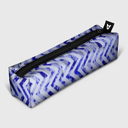 Пенал для ручек Динамичный летний узор Зигзаг, цвет: 3D-принт
