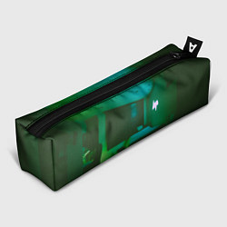 Пенал для ручек Неоновая спальня - Зелёный, цвет: 3D-принт