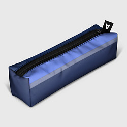 Пенал Серая полоса на синем